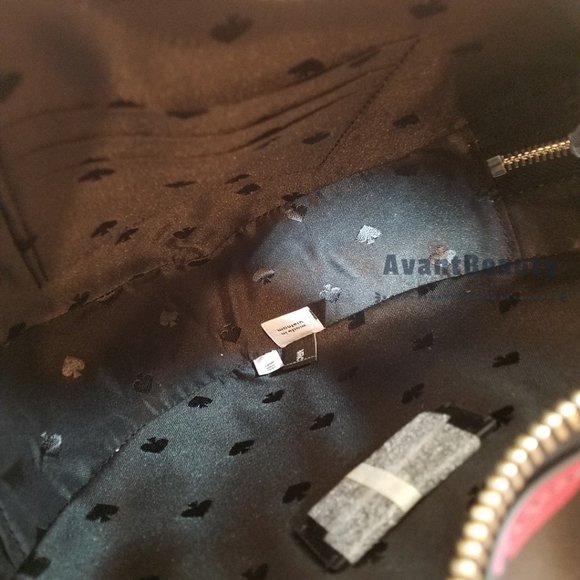 NWT Kate Spade Other Love Shack Flutter Hearts Printed Crossbody Black Multi - Picture 6 of 7